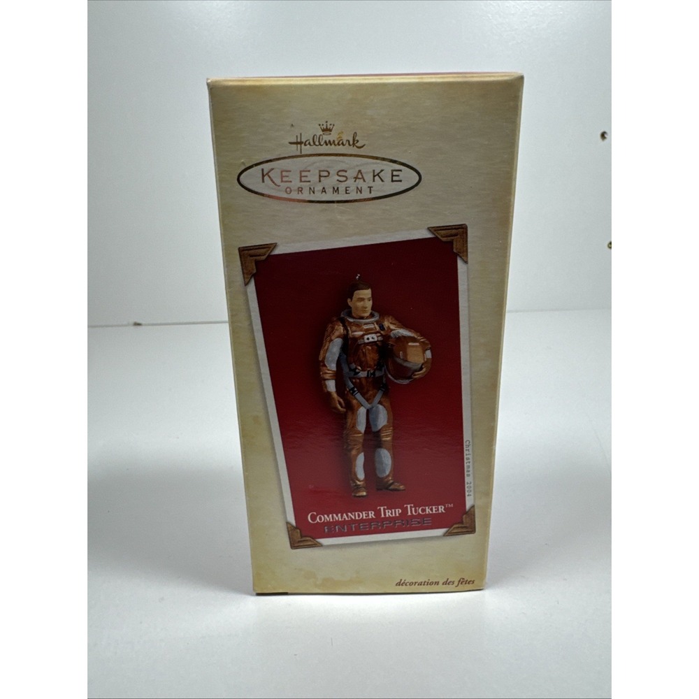 2004 Hallmark  Star Trek Commander Trip Tucker Keepsake Ornament QXI4091